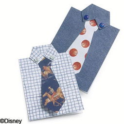 衬衫领带 特色父亲节贺卡的手工制作方法