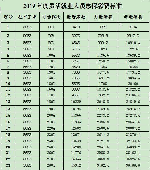 青海灵活就业养老保险基数,青海省2020年养老保险缴费基数多少