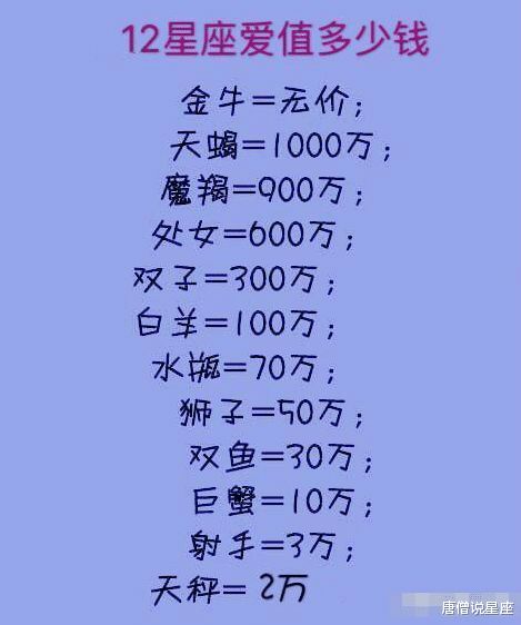 12星座的爱值多少钱 12星座几岁开始变美 12星座为啥变心