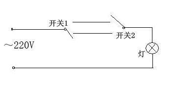 两开关一灯的布线图是怎样的 