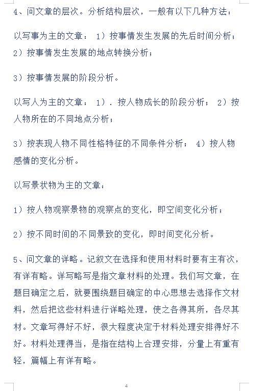 2020高考语文 现代文答题模板,新鲜出炉,学会它一分不扣