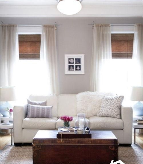 欧式风格二居室简洁80平米客厅沙发装修效果图 
