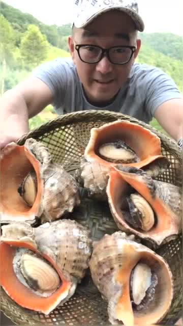 海螺肉挖不出来了 还好在视频最后一刻能吃到 