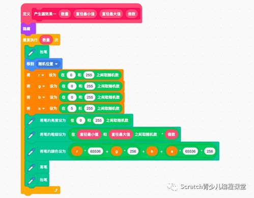 scratch 图形化编程工具 光点的自由构成 青少儿编程课堂的博客 CSDN博客 