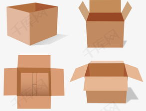 矢量包装纸箱素材图片免费下载 高清装饰图案psd 千库网 图片编号4065830 
