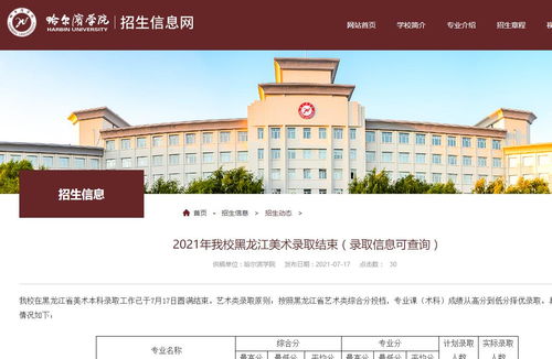 多少分能上哈尔滨大学，哈尔滨学院2021年录取分数线