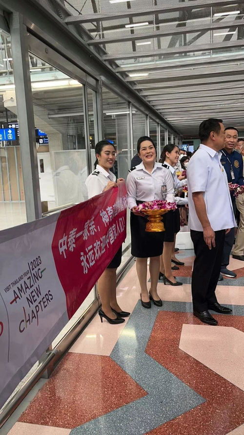 被泰国副总理接机的中国首批旅客 他送我花环,感觉自己像明星走红毯