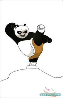Photoshop鼠绘教程 动画电影角色功夫熊猫的绘制 