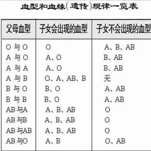 ab血型 ab血型分几种