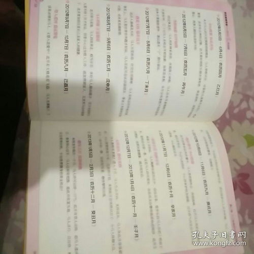 2012年农历使用手册 龙年运程