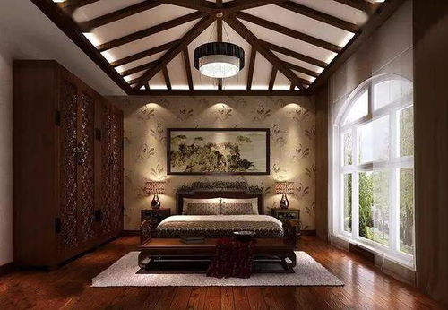 中式卧室装修,美极了