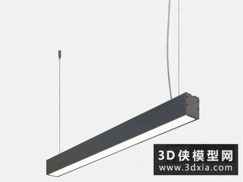 办公室吊灯国外3D模型 