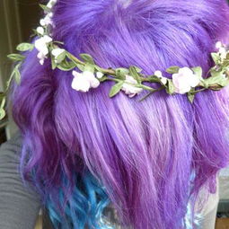 紫色还是蓝色 染一次头发2款颜色超划算 