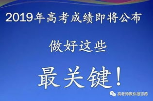 报考 拿到高考成绩后,做好这些事很关键