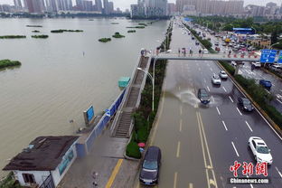 航拍武汉遭遇罕见大暴雨