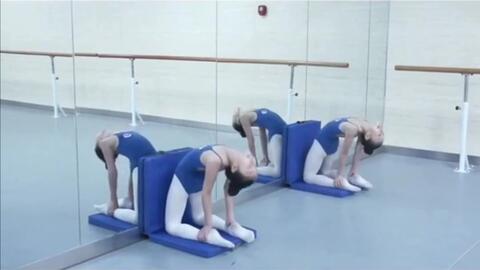 少儿舞蹈基本功教材 跪下腰素质训练及检测