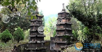 湖南郴州发现墓塔林 至少36座含罕见双子七层墓塔 