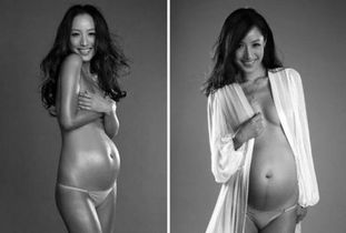 女星怀孕真实样子曝光,钟丽缇霍思燕像大妈,最后一个不服不行