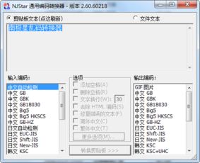 南极星乱码转换器 日文乱码转换工具 V2.6.1 绿色中文版软件下载 