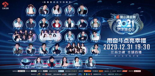 倒计时3天 江苏卫视2021跨年演唱会群星海报曝光