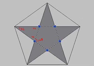 五角星的五个顶角之和是多少度 