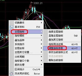 如何调出/修改均线参数