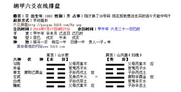 麻烦大师看下这个六爻卦 