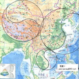 这个中国地形太极图什么意思 