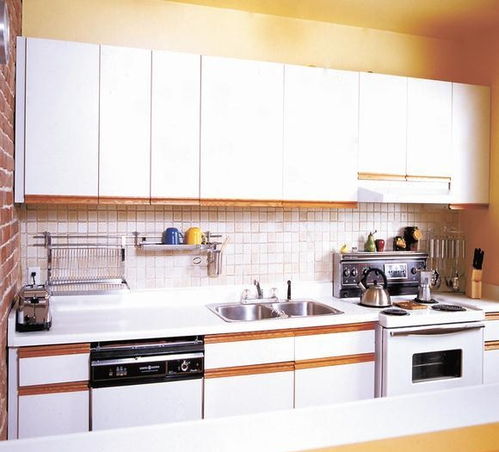 极简主义开放式厨房装修图片效果图 