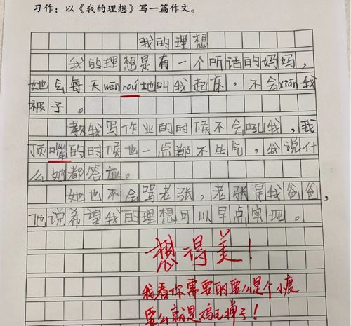 小学生作文 我的爸爸 ,看后让人忍俊不禁,老师评语亮了