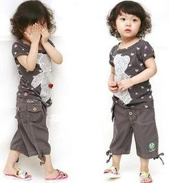 最新日韩童装搭配 简单快乐的童年需要你的陪伴