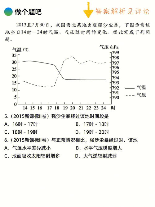 k12教育分享 沙尘暴地理专题 