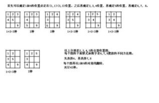 九宫格 1 9 排列 要求 从左到右 从上到下 都是从小到大 排列有多少种 