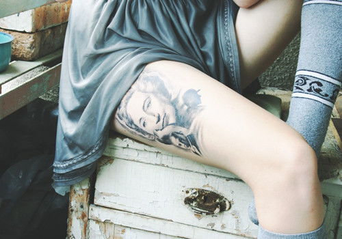 非主流欧美风纹身图片 创意性感纹身