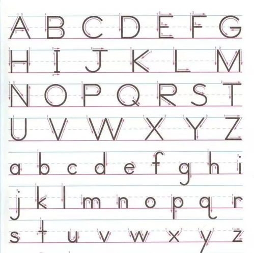 26个字母的书写,你家娃真的学会了吗 看看美国孩子怎么练字 