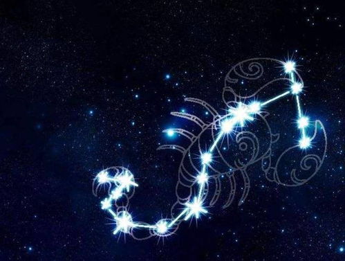 天蝎座图片星空图，摩羯座星座星星图
