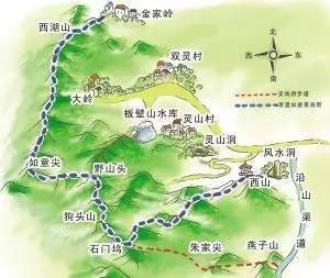 杭州西山游步道登山地图(西山游步道免费停车场在哪)