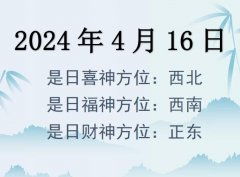 2024财神方位 2024年财神方位查询大全