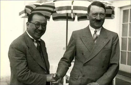 3张名人罕见合影 孔祥熙拜访希特勒,林徽因和冰心唯一一张合影