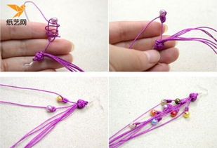怎样自制耳环 手工编织中国结串珠耳环制作教程图解