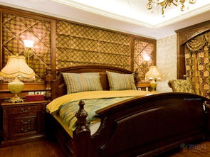 卧室床头的神秘空间之美,美式背景墙带我们畅游魔法城堡
