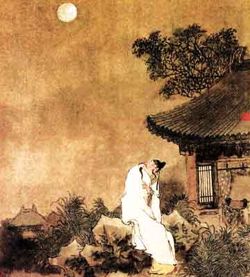 李白写的关于月亮思乡的诗句