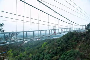 就在明天 在清远就能体验超百米高全透明玻璃桥 