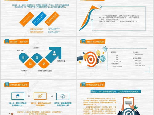 企业销售团队目标计划与分解PPT模板下载 