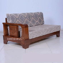 木艺双人沙发床价格