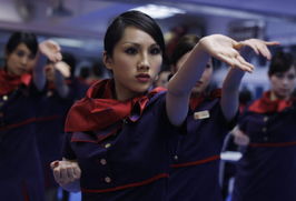 香港空姐学咏春拳应对航班延误时愤怒乘客 图 