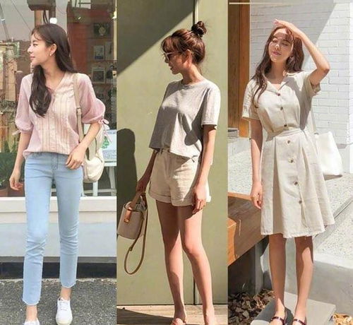 韩国小姐姐显温柔的夏天穿搭,怎么那么会穿,清新又时髦