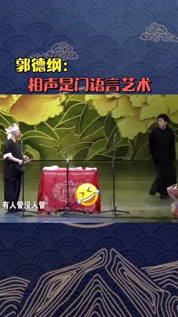 郭德纲老师 相声是门语言艺术 