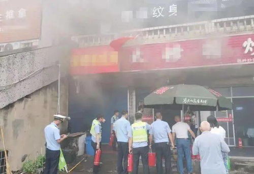 宣城广播大院一炒饭店着火