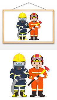 CDR消防卡通人物 CDR格式消防卡通人物素材图片 CDR消防卡通人物设计模板 我图网 